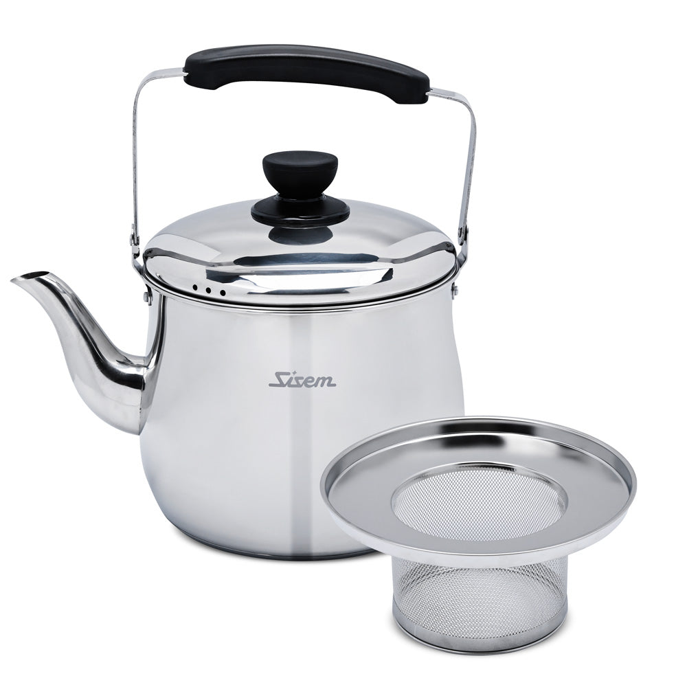 SISEM stainless steel kettle pot with infuser
