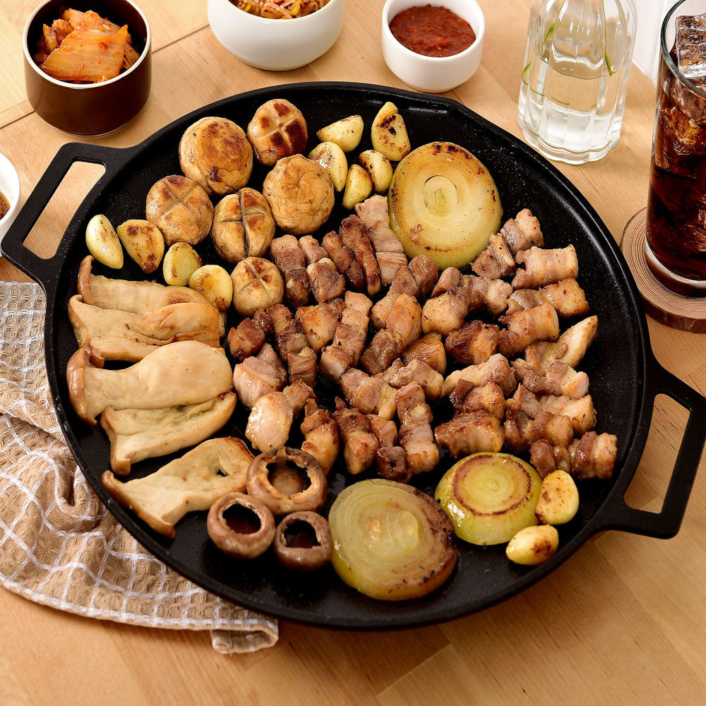SISEM Korean BBQ IH Griddle Grill Pan 12in